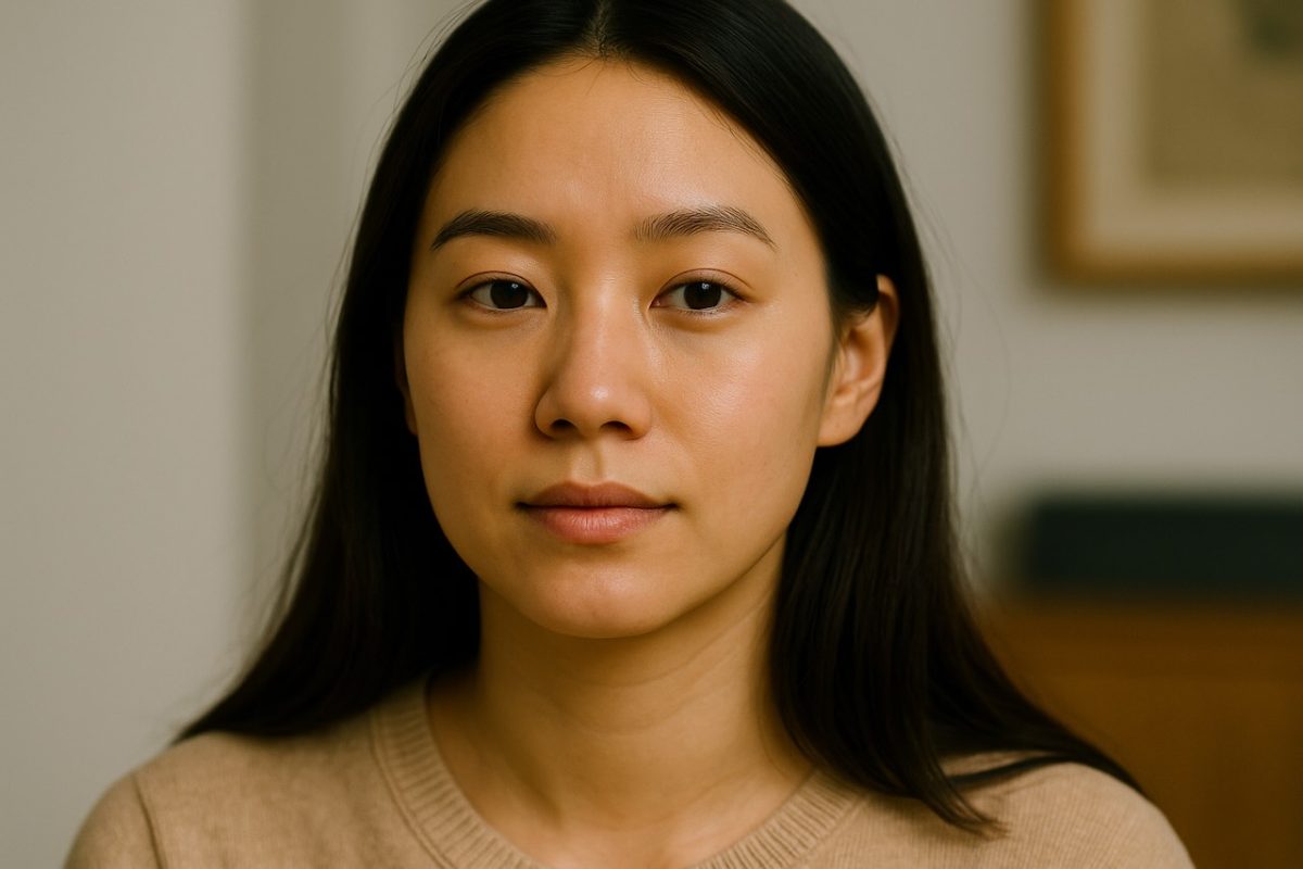 Woman with bright, smooth skin and no visible dark circles after treatment.