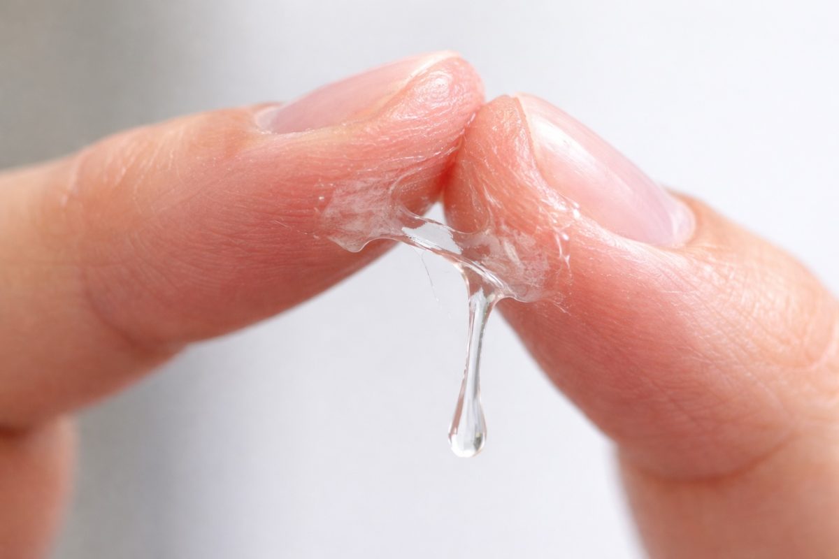 Bahan melekit antara jari