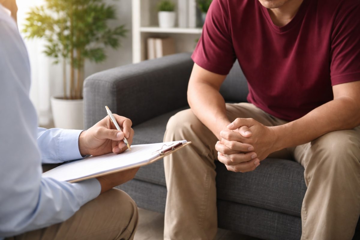Healthcare professional consulting patient about untreated STD risks and the importance of early diagnosis