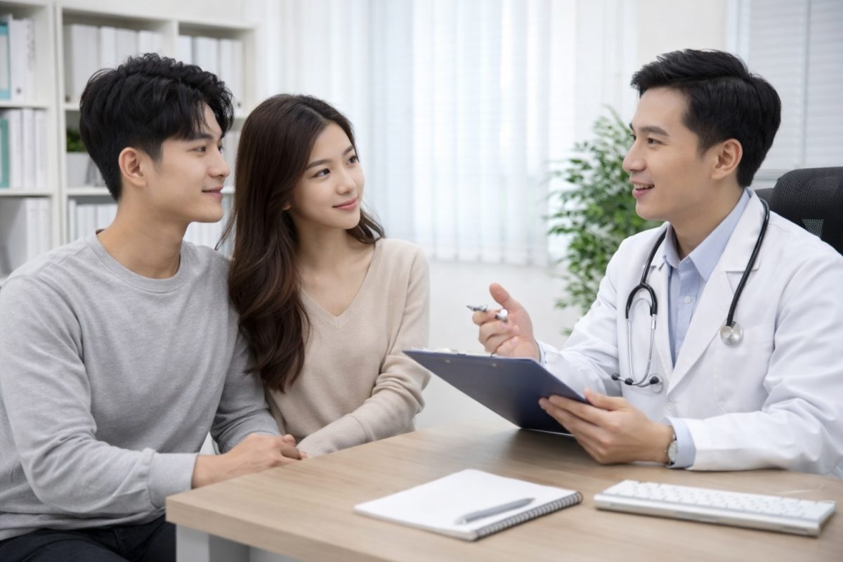 Sepasang suami isteri merujuk kepada doktor